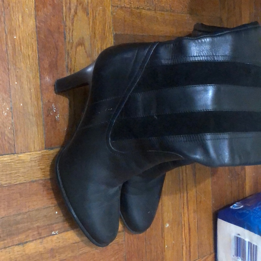Coach leather boots